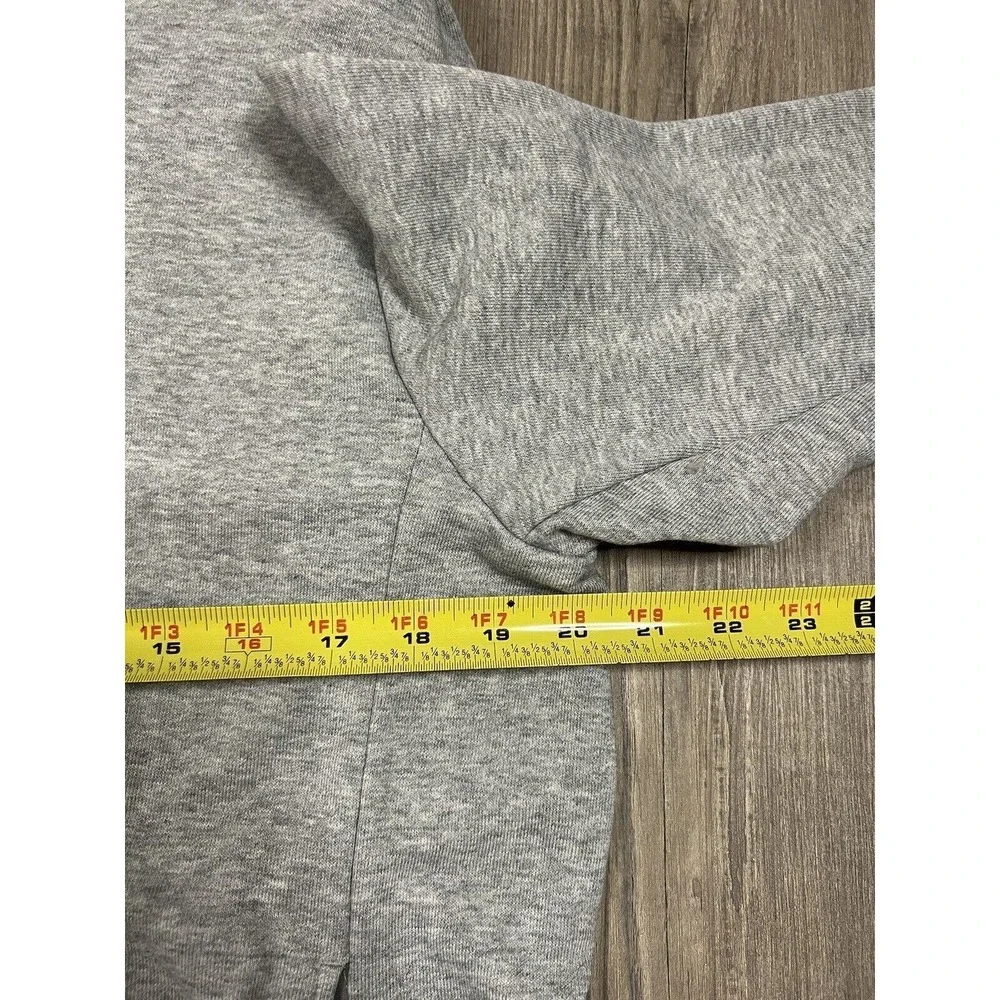 Vintage Nike Y2K‎ Just Do It Graphic Crewneck Sweatshirt Gray Mens Size Medium